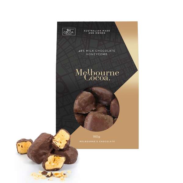 Melbourne Cocoa - Chocolate Honeycomb Box 180g