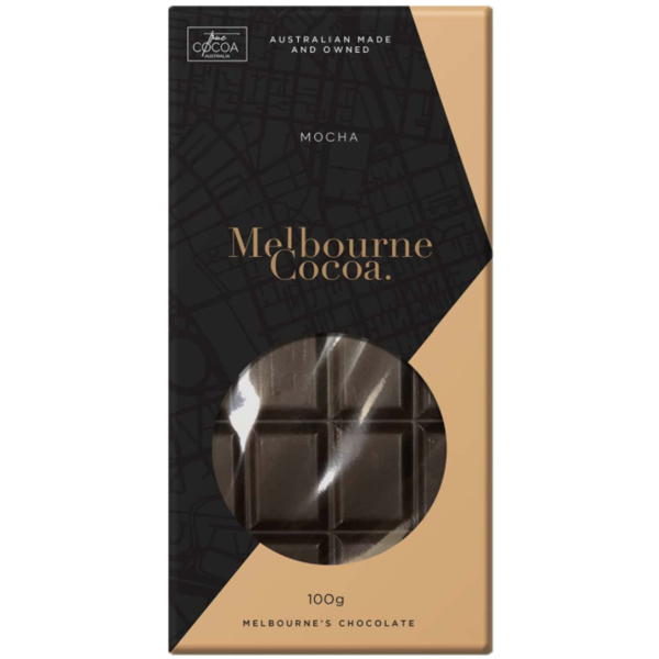Melbourne Cocoa - Mocha Chocolate Bar 100g