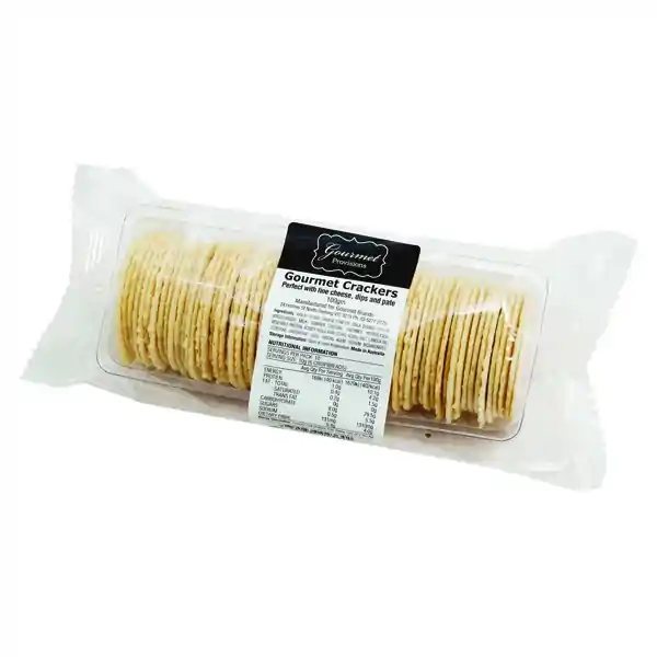Gourmet Provisions Crackerthins Plain 100g (24)
