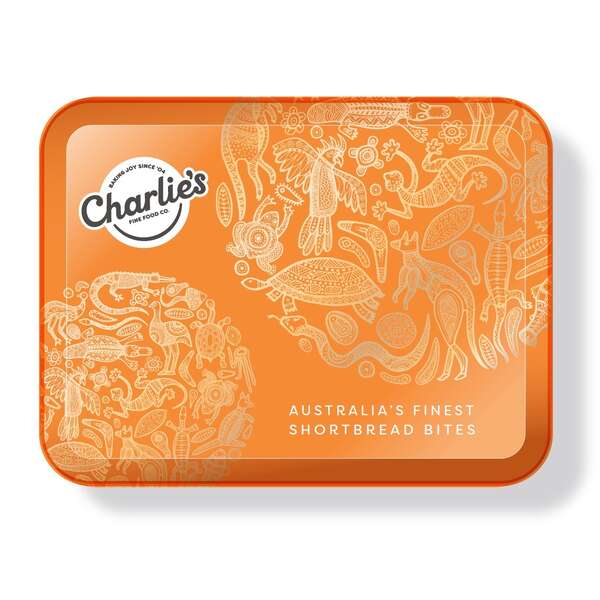 Charlie's 2025 Pure Butter Shortbread Tin 250g (12)
