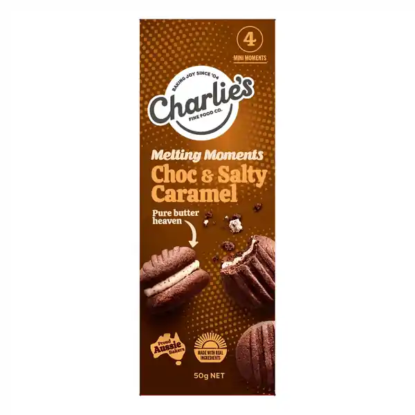 Charlie's MM Choc & Salty Caramel 4 Pack 50g (12)