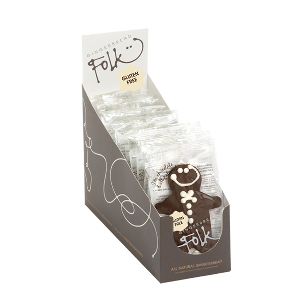 Gingerbread Folk Gluten Free Chocolate Gingerbread Man 30g x 24 (48)