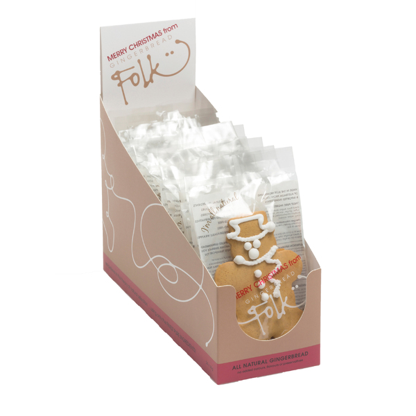 Gingerbread Folk Snowman 30g x 24 (48)