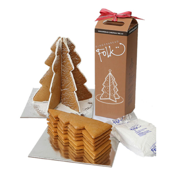 Gingerbread Folk Gingerbread Tree Kit 550g (6)