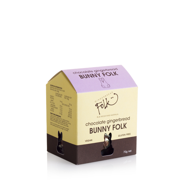 Gingerbread Folk Mini Folk Bunnies Box 70g (24)