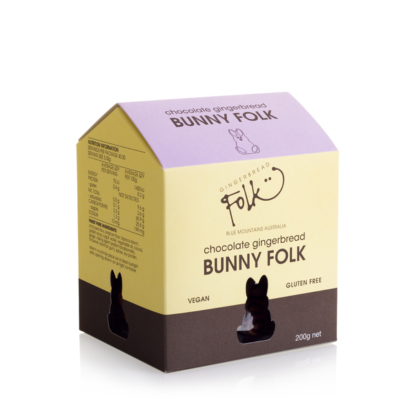 Gingerbread Folk Mini Folk Bunnies Box 200g (12)