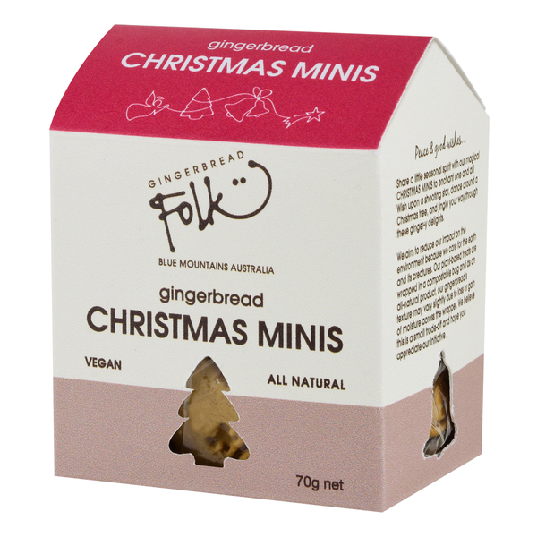 Gingerbread Folk Christmas Minis 200g (12)