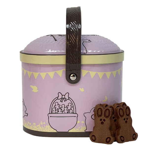 Gingerbread Folk Gluten Free Easter Tin with Chocolate Mini Bunnies 200g (12)
