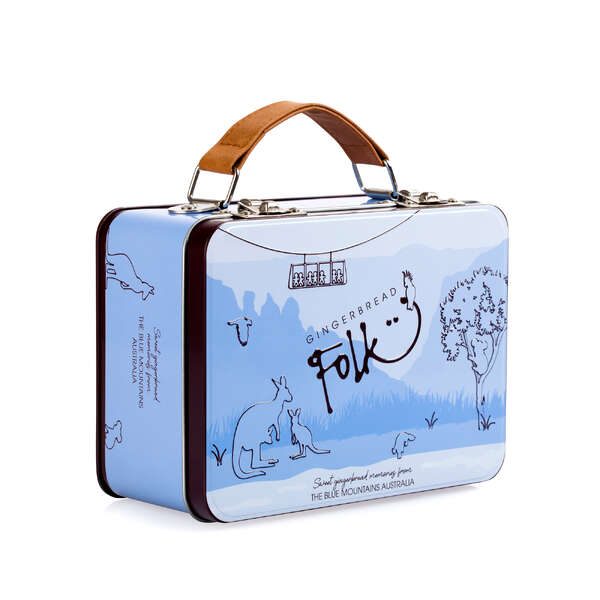 Gingerbread Folk True Blue Aussie Tin 200g (12)