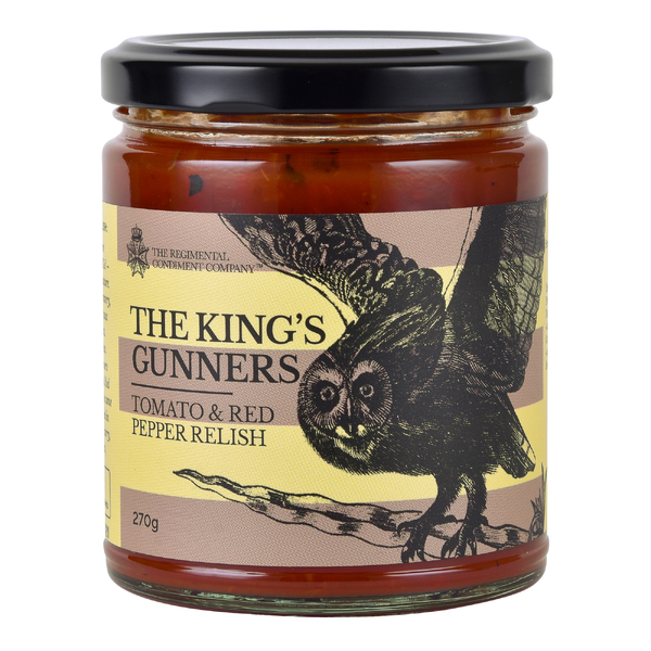TRCC The King's Gunners Tomato & Red Pepper Relish 