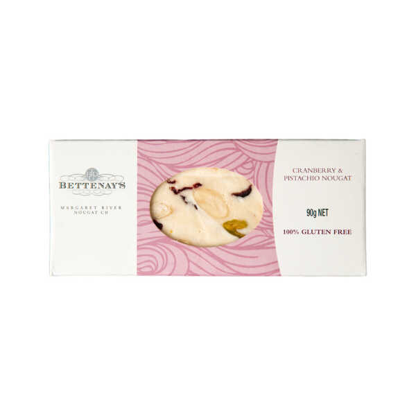 Bettenay's Nougat Cranberry & Pistachio 90g (20)