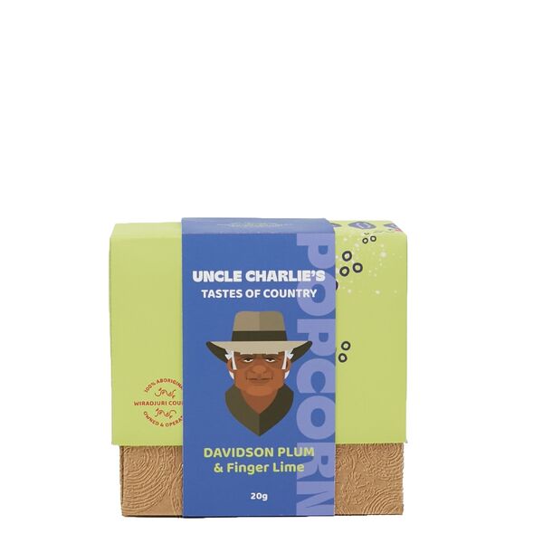 Uncle Charlies Popcorn - Davidson Plum & Finger Lime 20g (24)