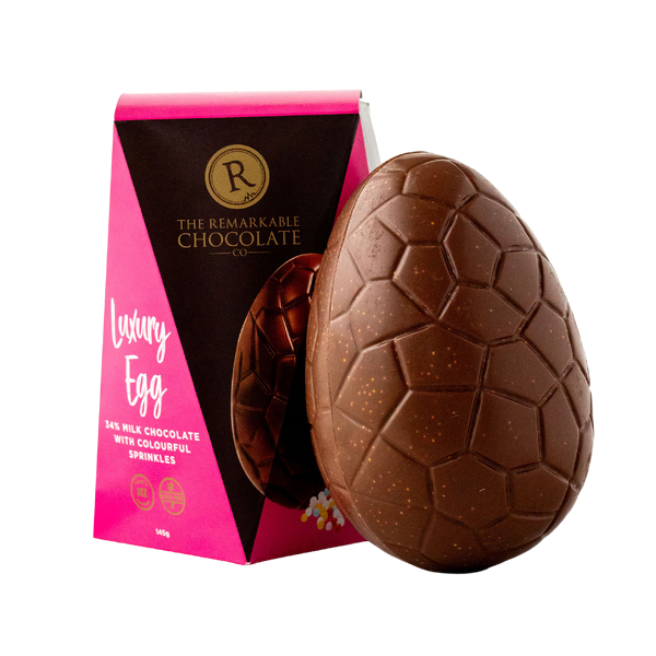 Remarkable Chocolate Easter Egg Milk 34% Sprinkles 145g (6)