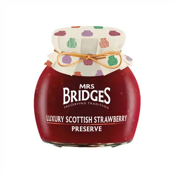 Mrs Bridges Luxury Scottish Strawberry Preserve 340g (6)