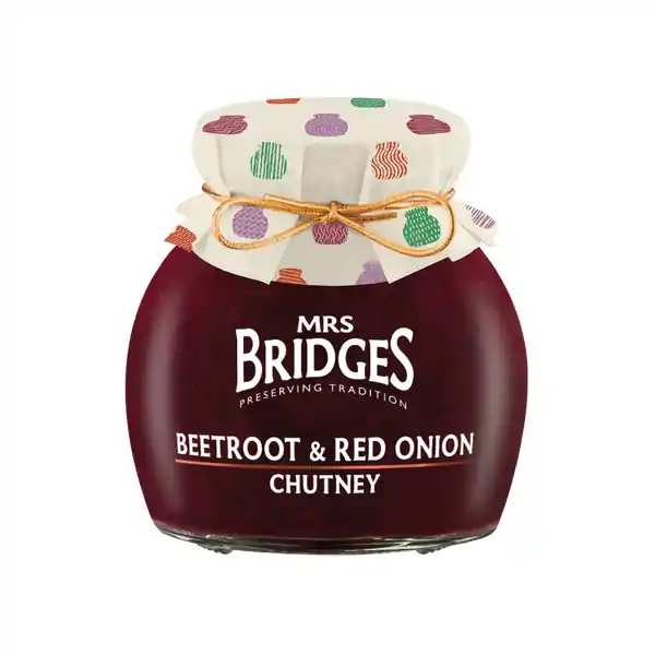 Mrs Bridges Beetroot & Red Onion Chutney 300g (6)