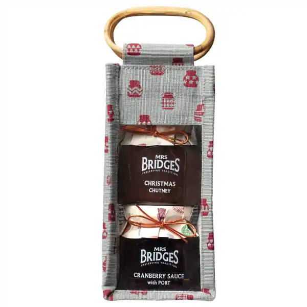 Mrs Bridges 2 Jar Juco Bag Christmas Lunch (Grey) 490g (6)