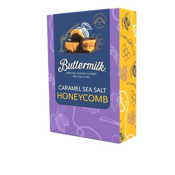 Buttermilk Caramel Sea Salt Honeycomb Sharing Box 150g (6)