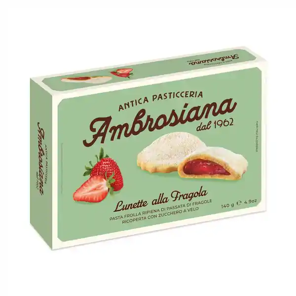 Ambrosiana Biscuits - Lunette Fragola 140g (10)