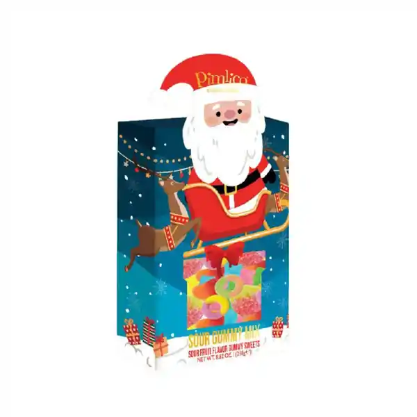 Pimlico Sour Gummy Mix Santa Sledge Box 250g (6)