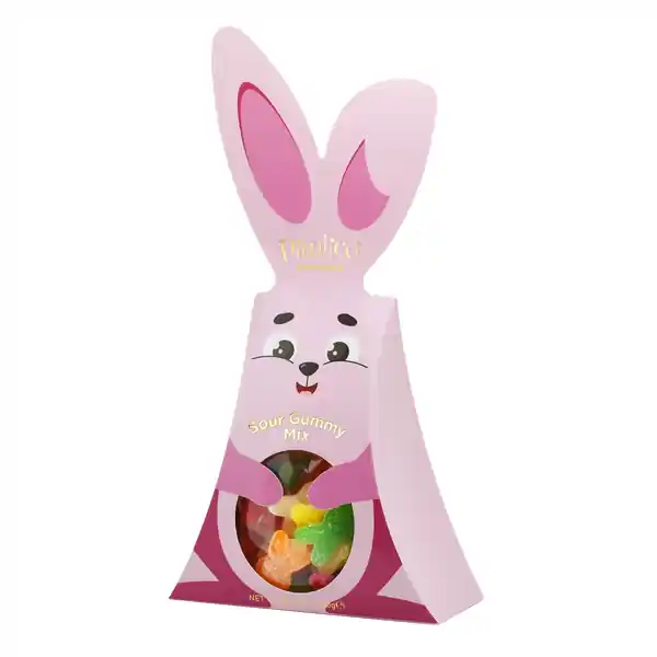 Pimlico Sour Gummy Bunnies Bunny Box Pink 250g (6)