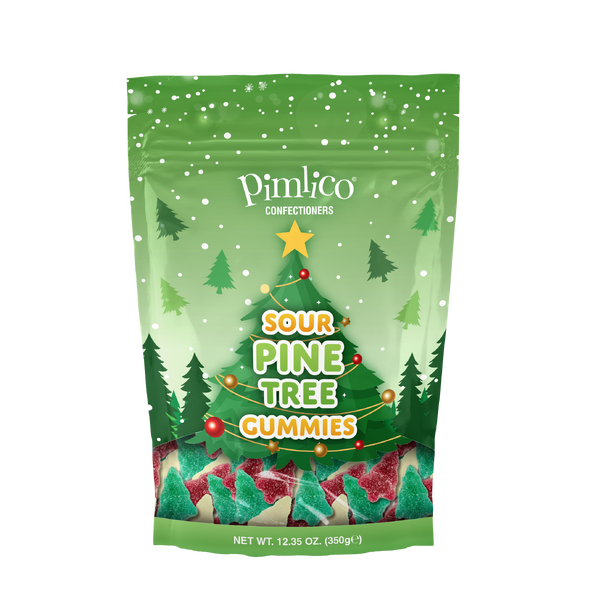 Pimlico Sour Pine Tree Gummies Pouch Bag 350g (6)