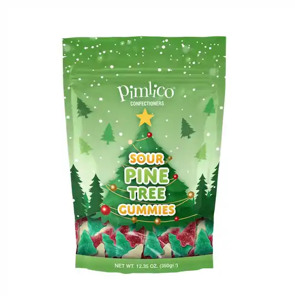 Pimlico Sour Pine Tree Gummies Pouch Bag 350g (6)