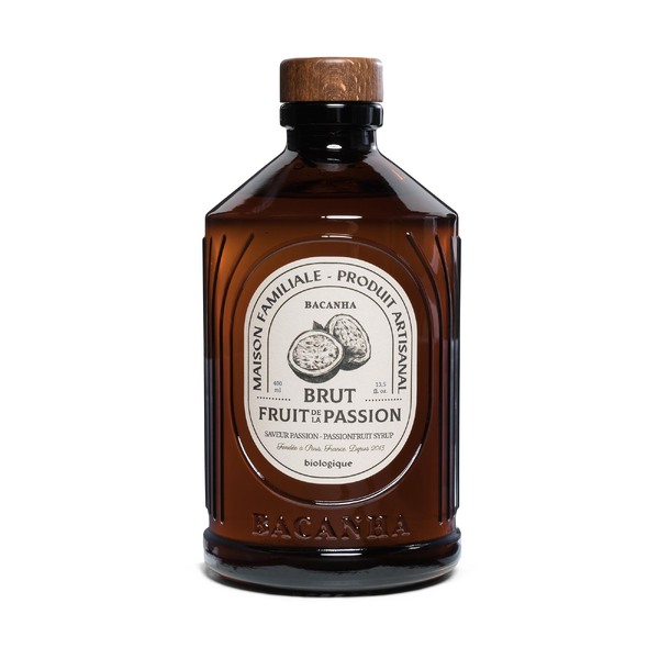 Bacanha Sirop Brut de Fruit de la Passion (Passion Fruit) - 400 ml (6)