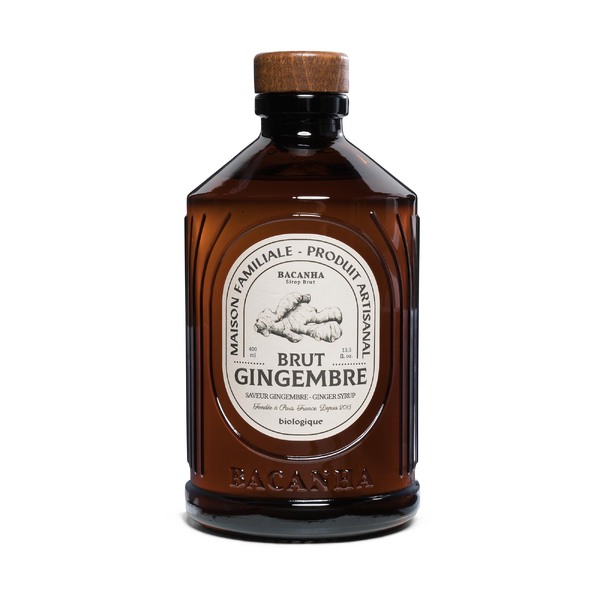 Bacanha Sirop Brut de Gingembre (Ginger) - 400 ml 