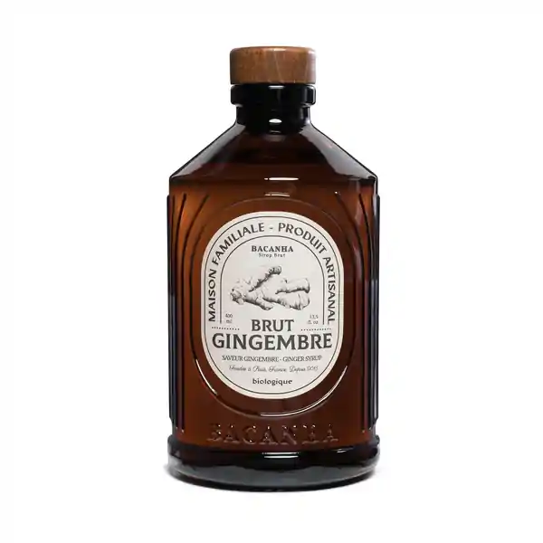 Bacanha Sirop Brut de Gingembre (Ginger) - 400 ml (6)
