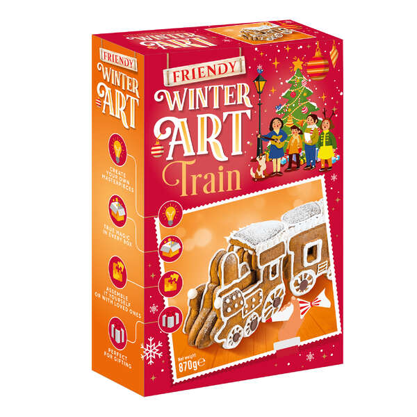 Friendy GINGERBREAD TRAIN Kit 870g (10)