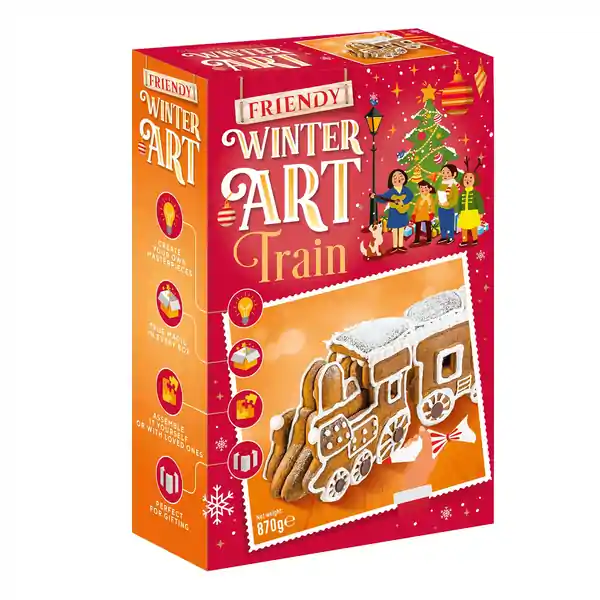 Friendy GINGERBREAD TRAIN Kit 870g (10)