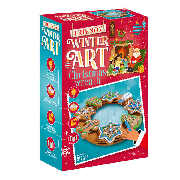 Friendy CHRISTMAS WREATH Kit 510g (10)