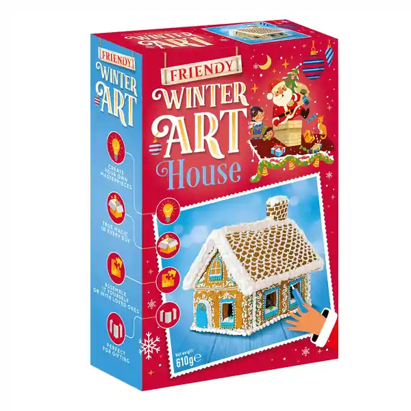 Friendy GINGERBREAD HOUSE Kit 610g (10)