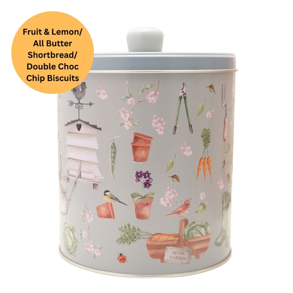 Grandma Wild's - Embossed Garden & Beehive Round Tin 300g (6)
