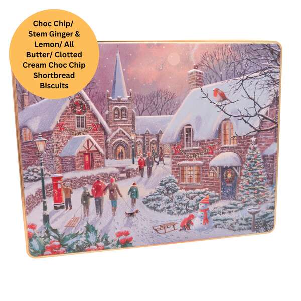 Grandma Wild's Winter Village Scene Tin 600g (8)