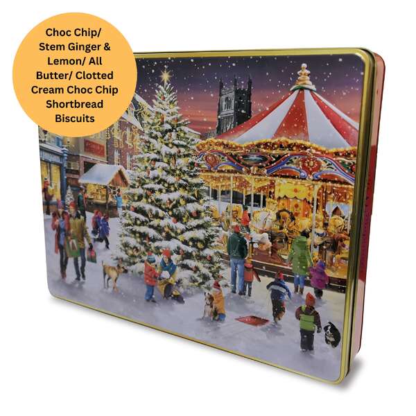 Grandma Wild's Christmas Market Scene Tin 600g (8)