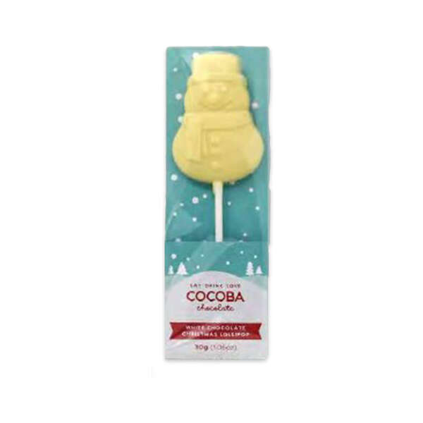 Cocoba Mixed Case of Christmas Lollipops - Snowman 30 (24)