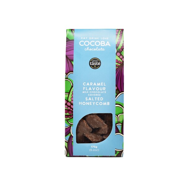 Cocoba Salted Caramel Milk Chocolate Covered Honeycomb 175g (6)