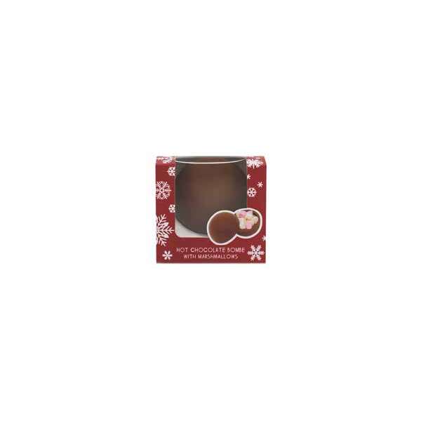 Cocoba Christmas Hot Chocolate Bomb with Mini Marshmallows Single 50g (12)