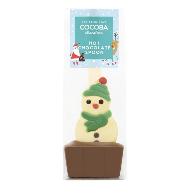 Cocoba Christmas Snowman Milk Hot Chocolate Spoon 50g (12)