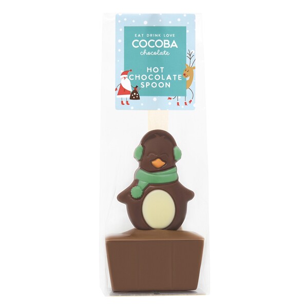 Cocoba Christmas Penguin Milk Hot Chocolate Spoon 50g (12)