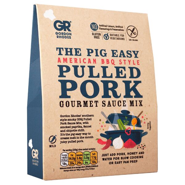 Gordon Rhodes Pulled Pork Mix 75g (6)