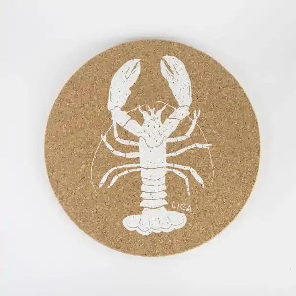 LL Cork Placemat - Lobster  (1)