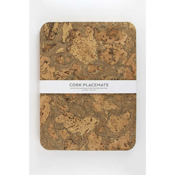 LL Natural Cork Rectangle Placemat Set of 4  (1)