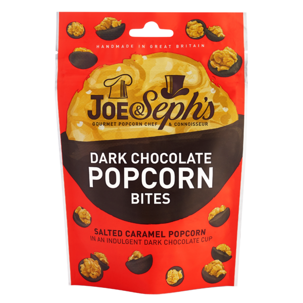 Joe & Sephs - Dark Chocolate Popcorn Bites 63g (14)
