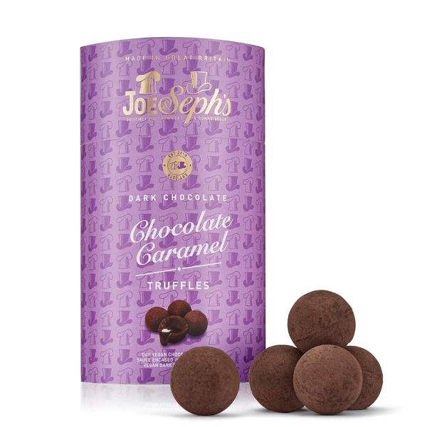 Joe & Seph's Gift Box of Dark Chocolate Caramel Truffles 100g 