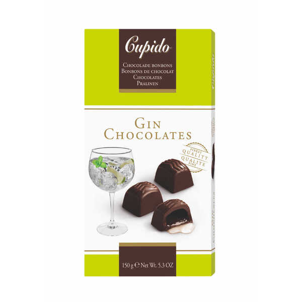 Cupido Liqueur Chocolates - Gin 150g