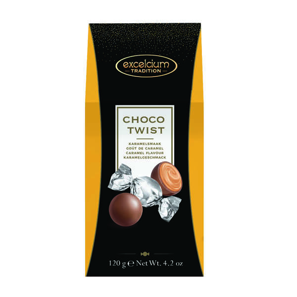 Excelcium Choco Twist - Caramel 120g 