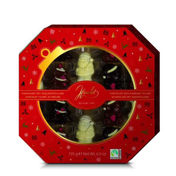 Hamlet Ast Winter Deco Colour Hazelnut Filling X-Mas Bauble 195g (12)