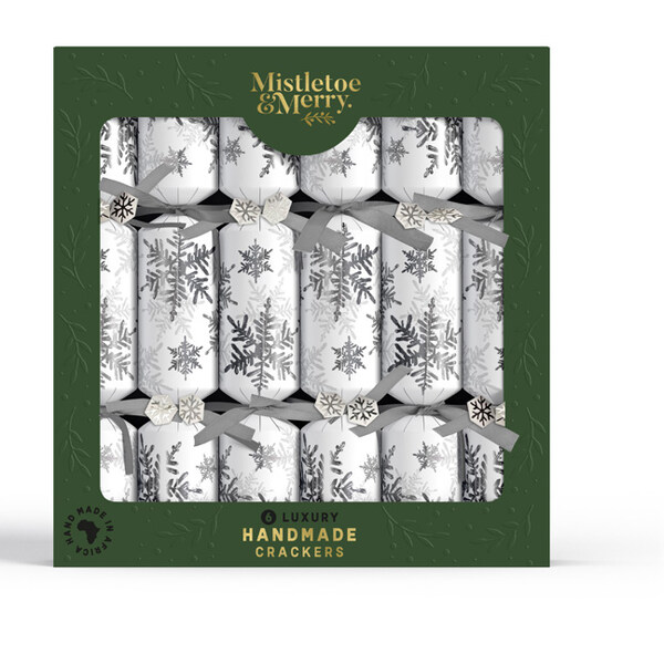 Mistletoe & Merry Luxury: SILVER SNOWFLAKES (12)